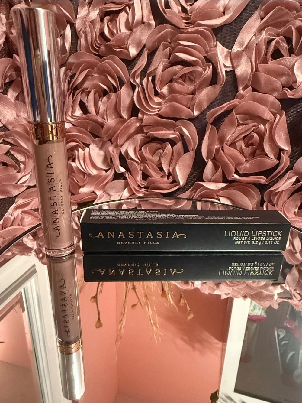 GRIM Anastasia Beverly Hills Liquid Lipstick - Black & Rose